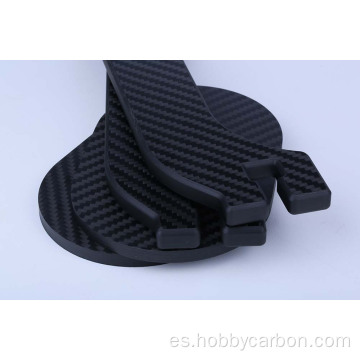 Piezas de fibra de carbono Quadcopter Piezas CNC